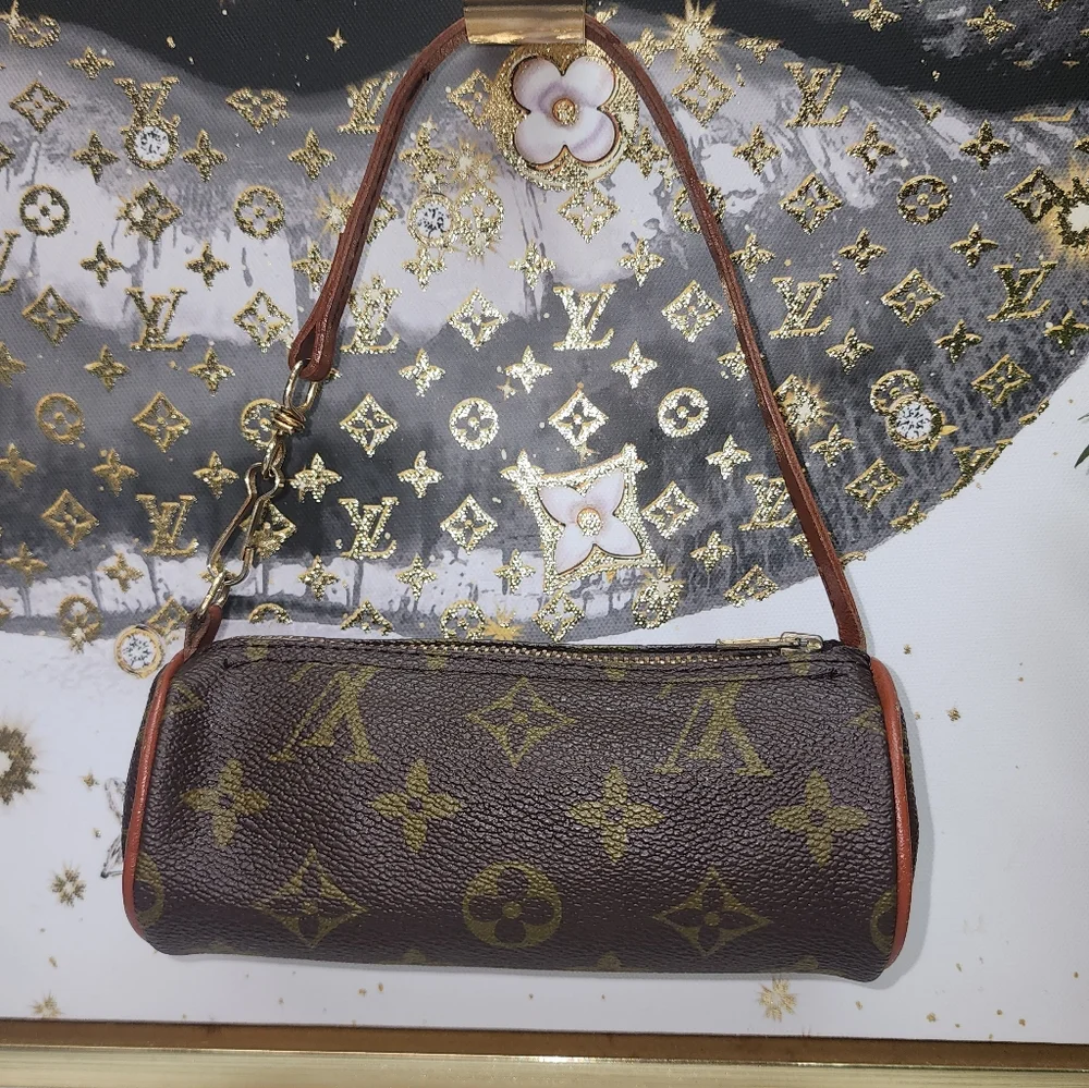 Authentic Louis Vuitton Monogram Mini Papillon W Unbranded Bag Charm - Picture 4 of 14